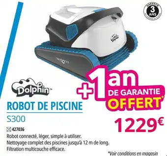 Dolphin robot de piscine s300