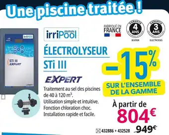 Expert électrolyseur sti iii