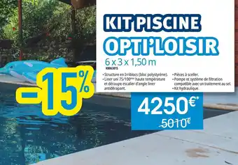Irrijardin Kit piscine opti’loisir offre