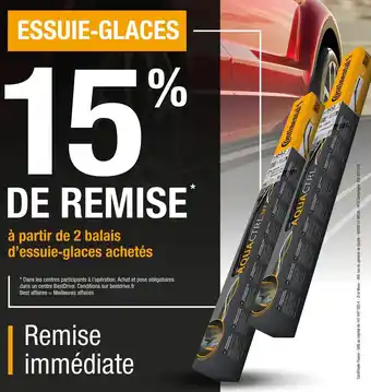 Continental bon plan bestdrive sur les balais d’essuie-glasse