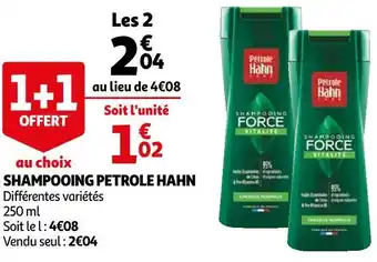 Auchan Petrole hahn shampooing offre