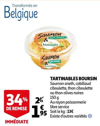 Boursin tartinables