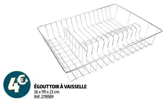 Auchan Égouttoir à vaisselle offre