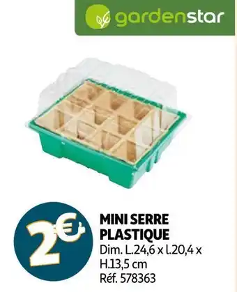 Auchan Mini serre plastique offre