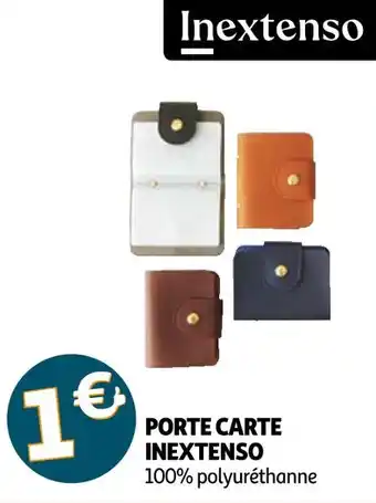 Auchan In extenso porte carte offre