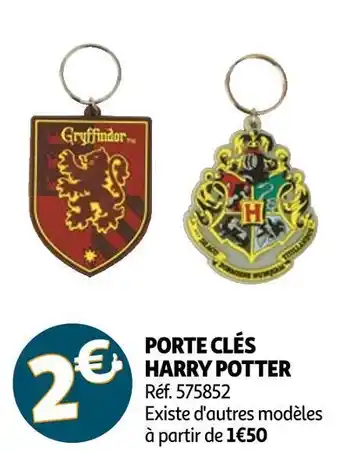 Auchan Porte clés harry potter offre