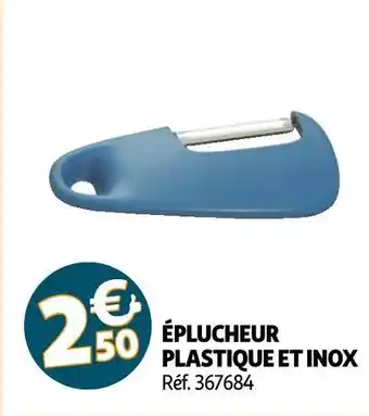 Auchan Éplucheur plastique et inox offre