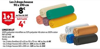 Auchan Linge de lit offre