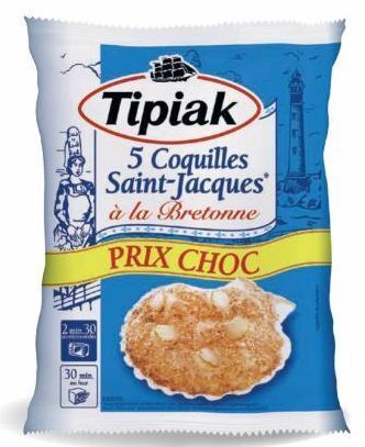 Hyper U Coquilles st jacques surgelees tipiak offre