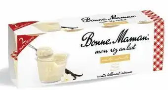 Hyper U Riz ou semoule au lait vanille bonne maman offre