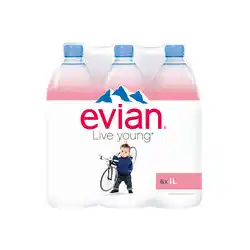 Hyper U Eau minerale naturelle evian offre