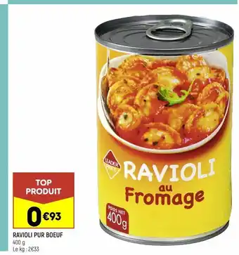 Leader Price Ravioli pur boeuf offre