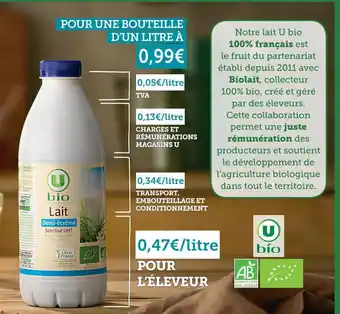 U Express Lait demi ecreme offre