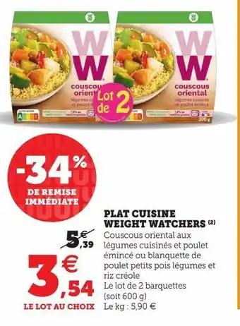 U Express Plat cuisine weight watchers (2) offre