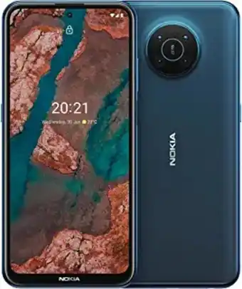 Nokia x20 16,9 cm (6.67") double sim android 11 5g usb type-c 8 go 128 go 4470 mah bleu
