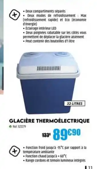 Narbonne accessoires Glacière thermoélectrique offre