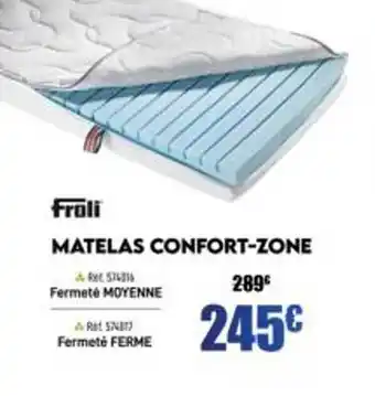 Narbonne accessoires Matelas confort-zone froli offre