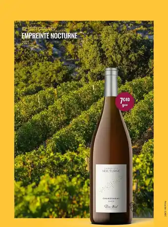 Nicolas Igp côtes catalanes empreinte nocturne 2021 offre
