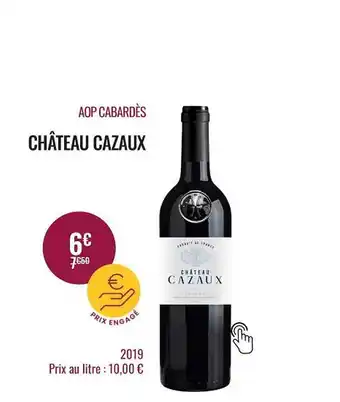 Aop cabardès château cazaux 2019