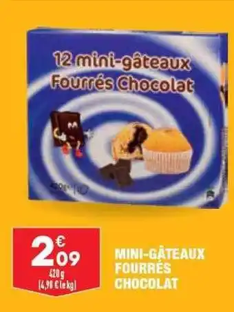 ALDI Mini-gâteaux fourrés chocolat offre