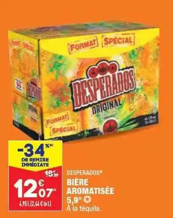 ALDI Bière aromatisée desperados offre