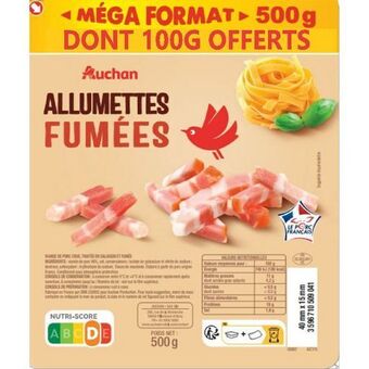 Auchan Supermarché Allumettes fumées auchan offre