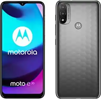 Amazon Motorola moto e20 smartphone portable débloqué (ecran : 6,5" - 32 go - android 11.0) noir version fr offre