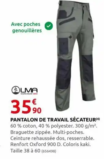 Rural Master Pantalon de travail Sécateur offre