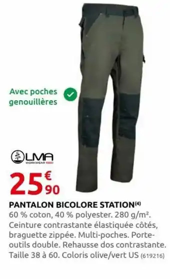 Rural Master Pantalon Bicolore Station offre