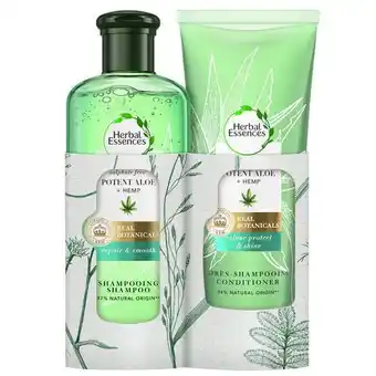 Auchan Shampooing et après-shampooing herbal essences offre