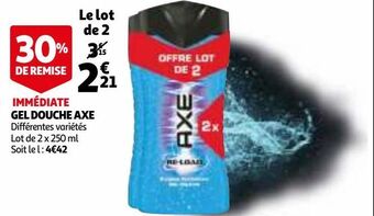 Auchan Gel douche axe offre