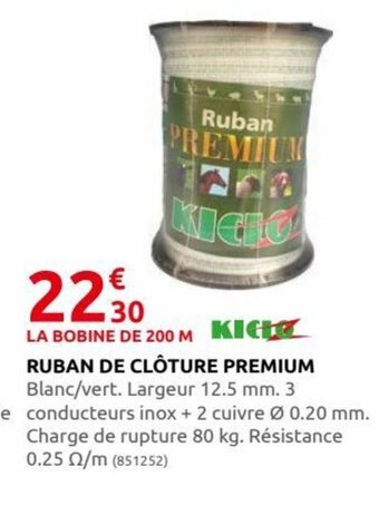 Rural Master Ruban de Clôture Premium offre