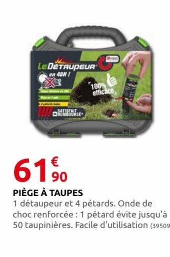 Rural Master Piège à Taupes offre