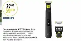 Géant Casino Tondeuse hybride philips offre