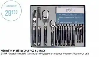 Ménagère 24 pièces laguiole heritage