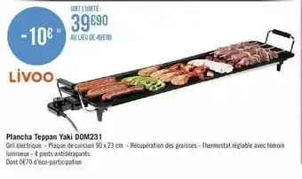 Géant Casino Plancha teppan yaki livoo offre