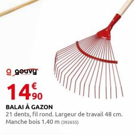 Promo Balai à Gazon chez Rural Master