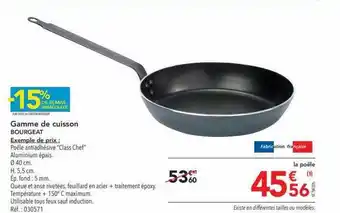 METRO Gamme de cuisson bourgeat offre