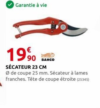 Rural Master Sécateur 23 CM offre