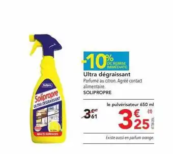 Ultra dégraissant solipropre
