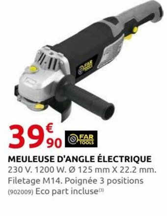 Rural Master Meuleuse D'Angle Électrique offre