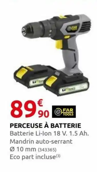 Rural Master Perceuse à Batterie offre