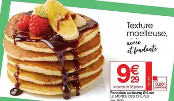 Promocash Pancakes au beurre offre