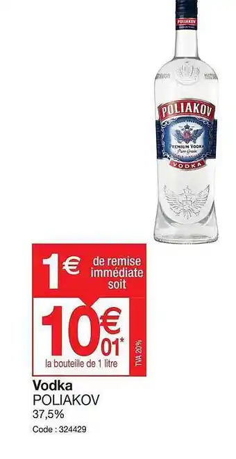 Promocash Vodka poliakov offre