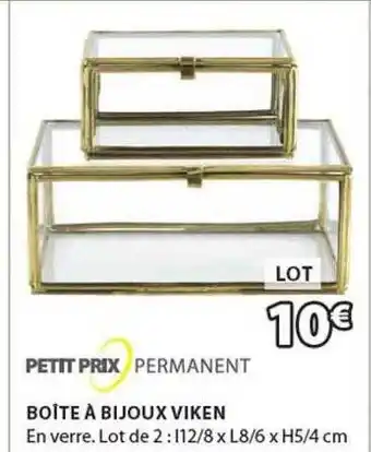 JYSK Boîte à bijoux viken offre