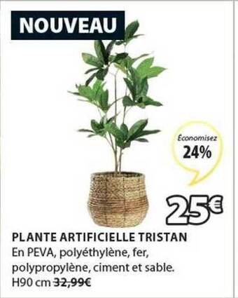JYSK Plante artificielle tristan offre