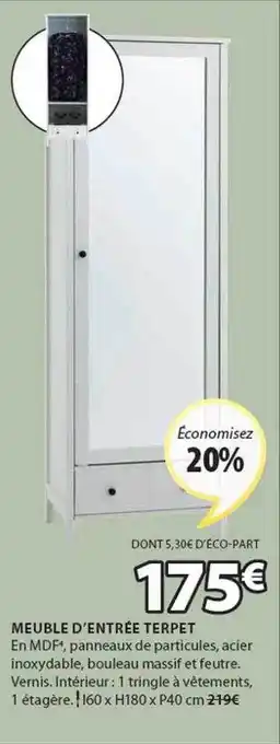 JYSK Meuble d'entrée terpet offre