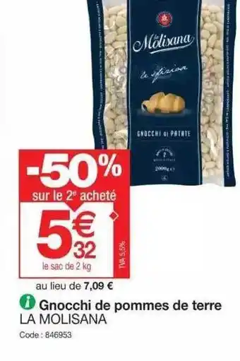 Promocash Gnocchi de pommes de terre la molisana offre