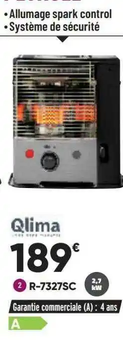 Bricorama R-7327sc qlima offre