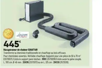 Bricorama Récupérateur de chaleur equat'air offre